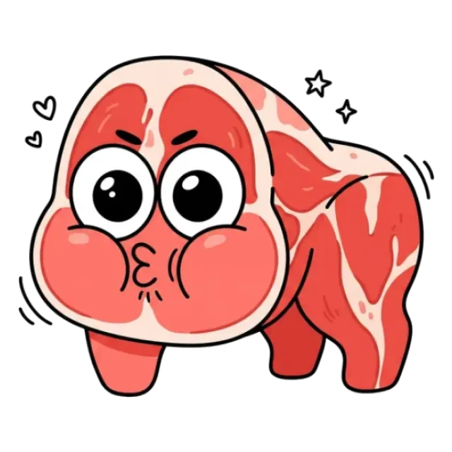 豚もも肉のステージ3のすがた