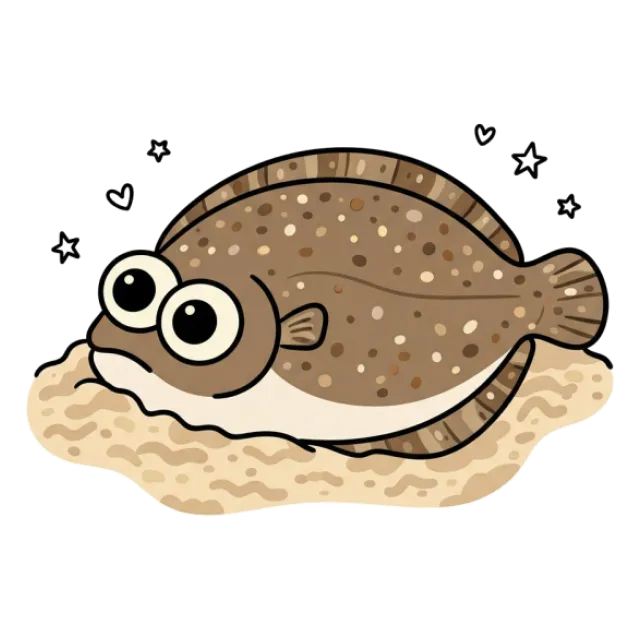 ヒラメのステージ4のすがた