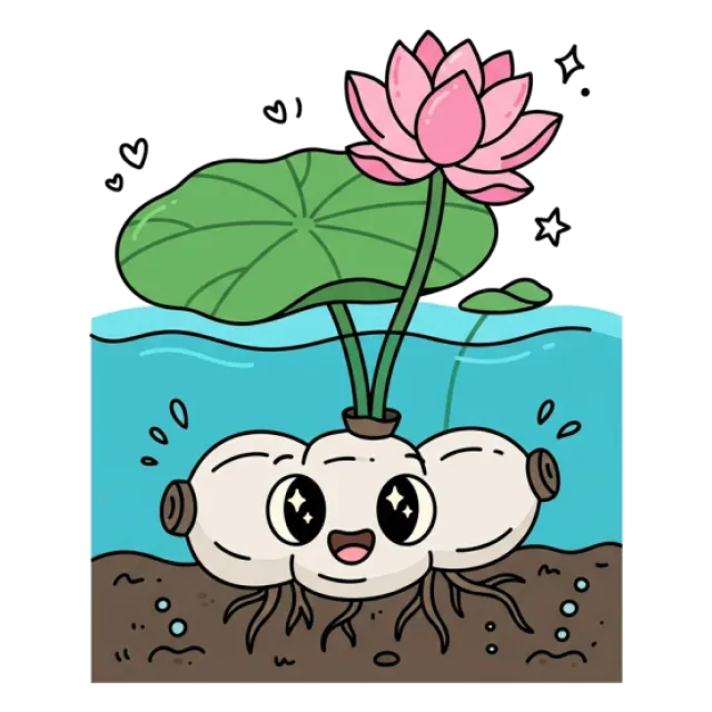れんこんのステージ4のすがた