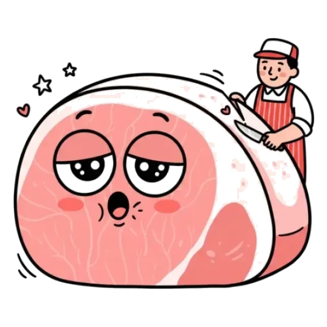 豚ロースのステージ2のすがた