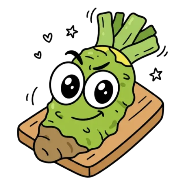 わさびのステージ4のすがた