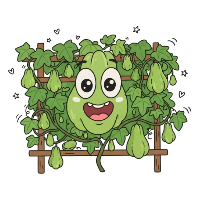 ハヤトウリのステージ4のすがた