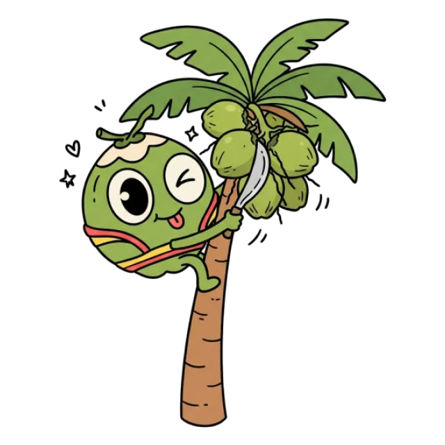 ココナッツのステージ3のすがた