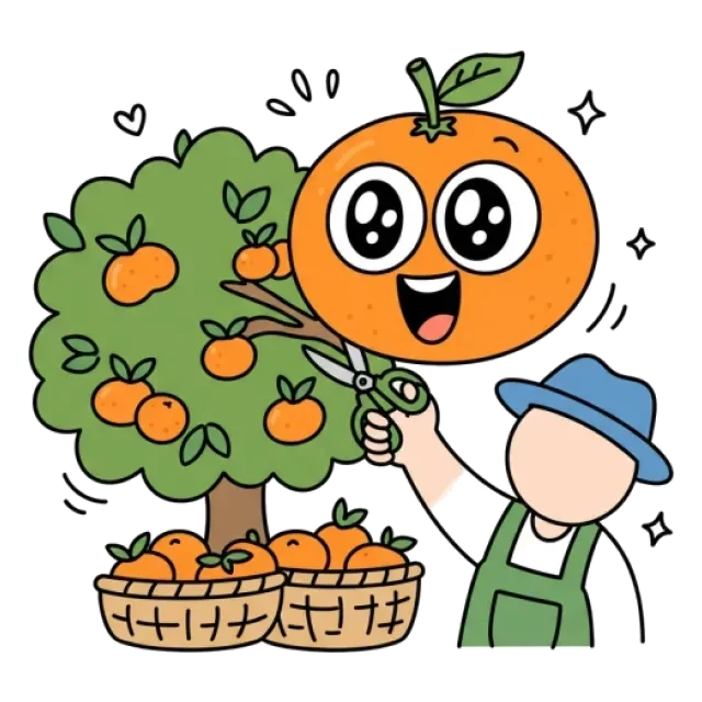 みかんのステージ3のすがた