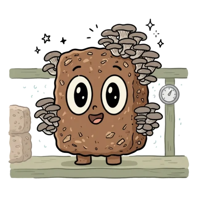 ヒラタケのステージ3のすがた