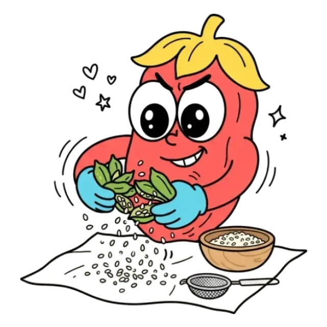 白ごまのステージ3のすがた