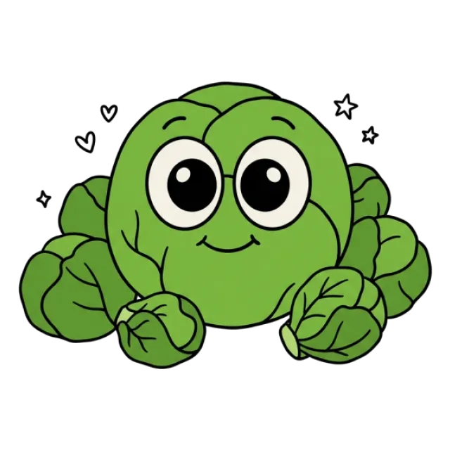 芽キャベツのステージ2のすがた