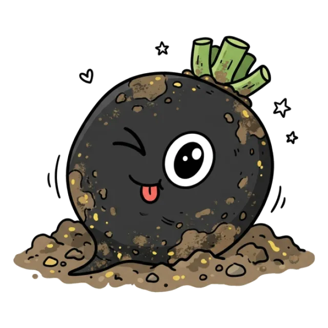 黒大根のステージ3のすがた