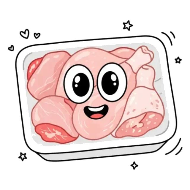 鶏肉のステージ2のすがた