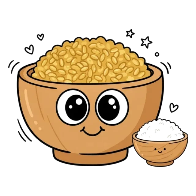 玄米のステージ1のすがた