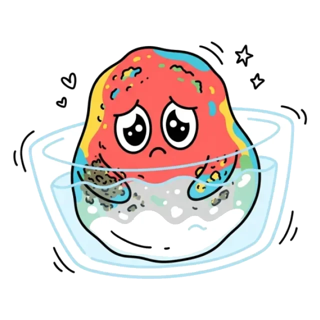 片栗粉のステージ2のすがた
