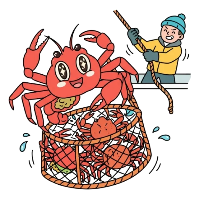 ズワイガニのステージ3のすがた