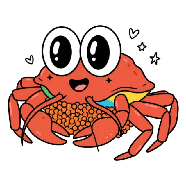 ズワイガニのステージ5のすがた