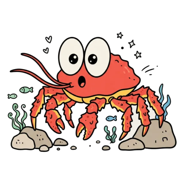 タラバガニのステージ4のすがた