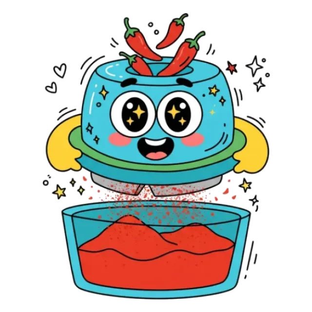 パプリカパウダーのステージ2のすがた