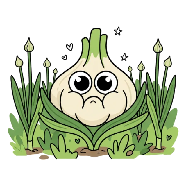 にんにくの芽のステージ4のすがた