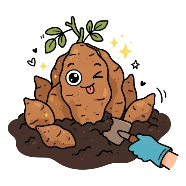 ヤーコンのステージ3のすがた