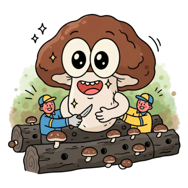 しいたけのステージ3のすがた