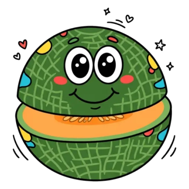 メロンのステージ2のすがた