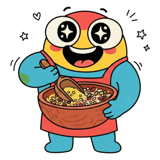 雑穀米のステージ2のすがた