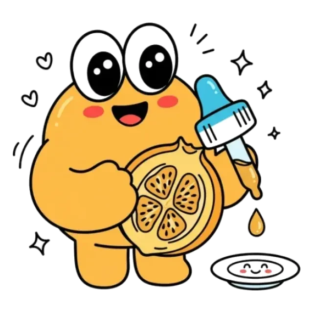 クチナシ色素のステージ2のすがた