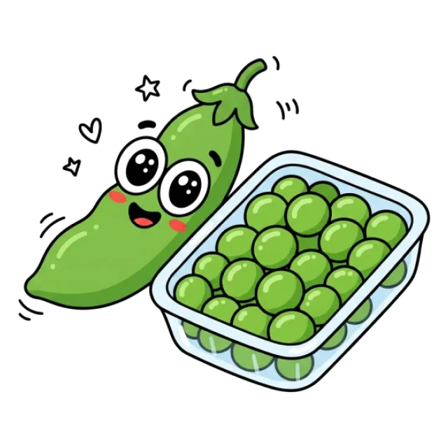グリーンピースのステージ2のすがた