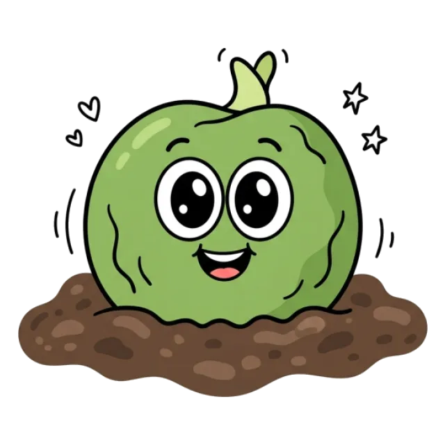 グリーンピースのステージ5のすがた