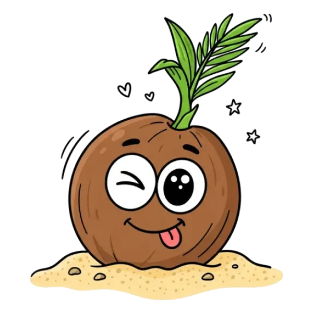 ココナッツミルクのステージ5のすがた