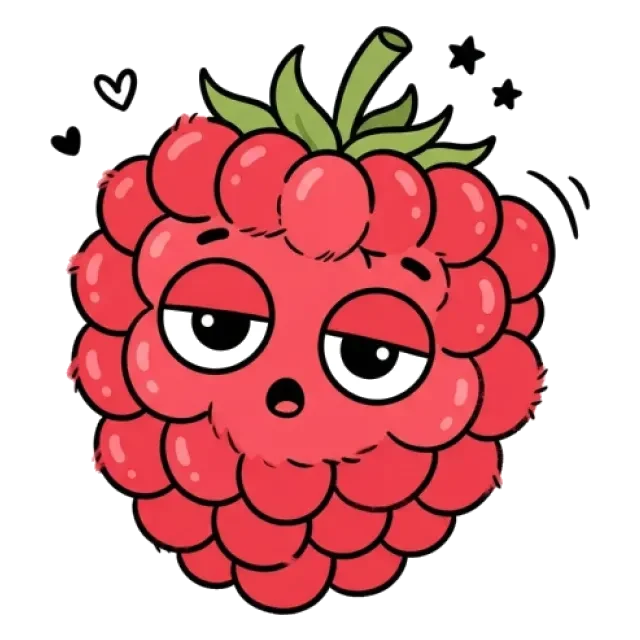 ラズベリーのステージ2のすがた