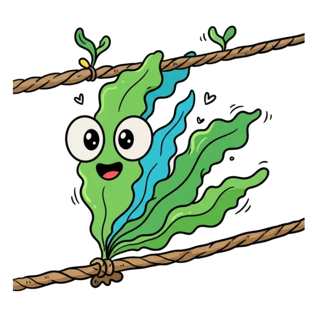 乾燥わかめのステージ4のすがた
