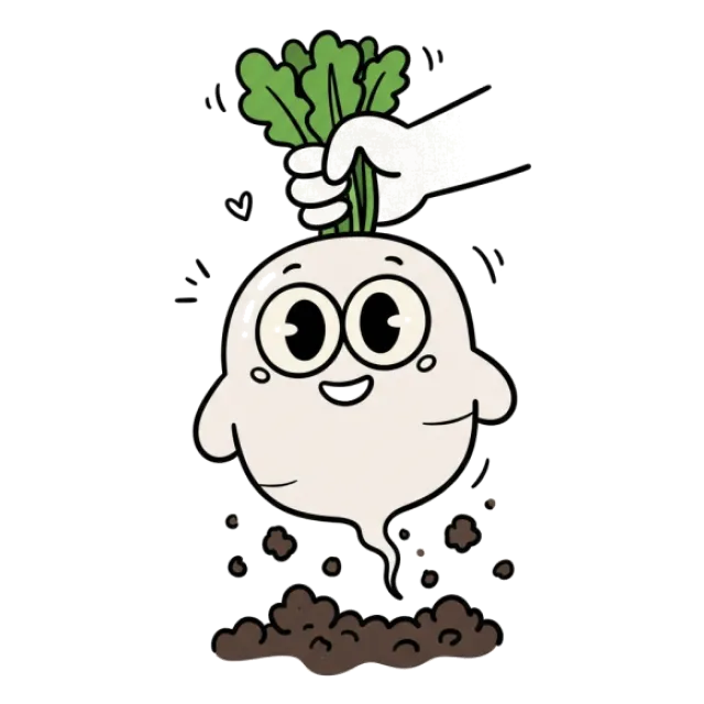 ねずみ大根のステージ3のすがた