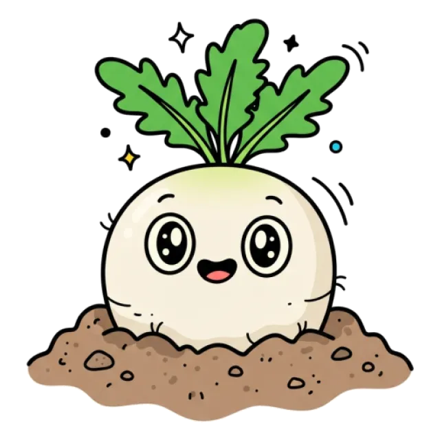 ねずみ大根のステージ4のすがた