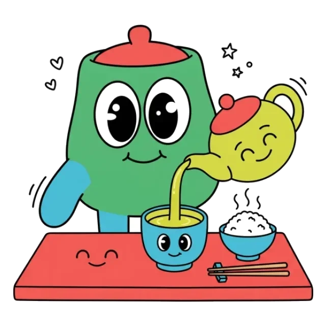 緑茶のステージ1のすがた