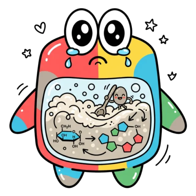果糖ぶどう糖液糖のステージ3のすがた
