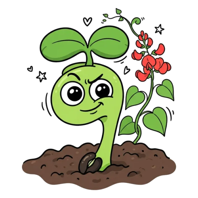 花豆のステージ5のすがた