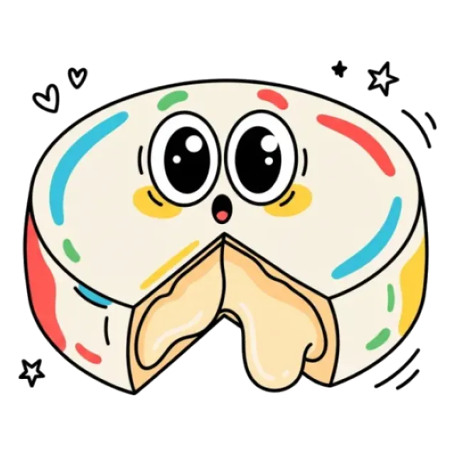 カマンベールチーズのステージ1のすがた