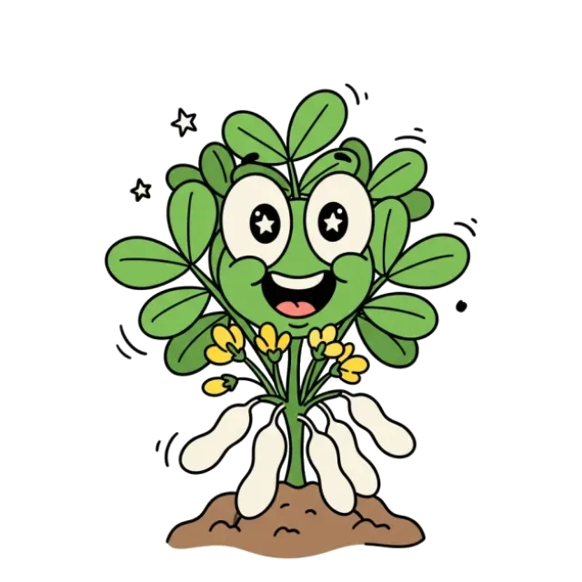 落花生のステージ4のすがた