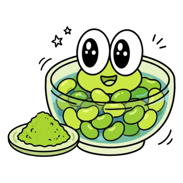青大豆のステージ1のすがた