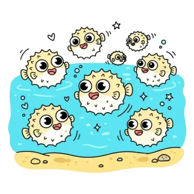 フグのステージ5のすがた