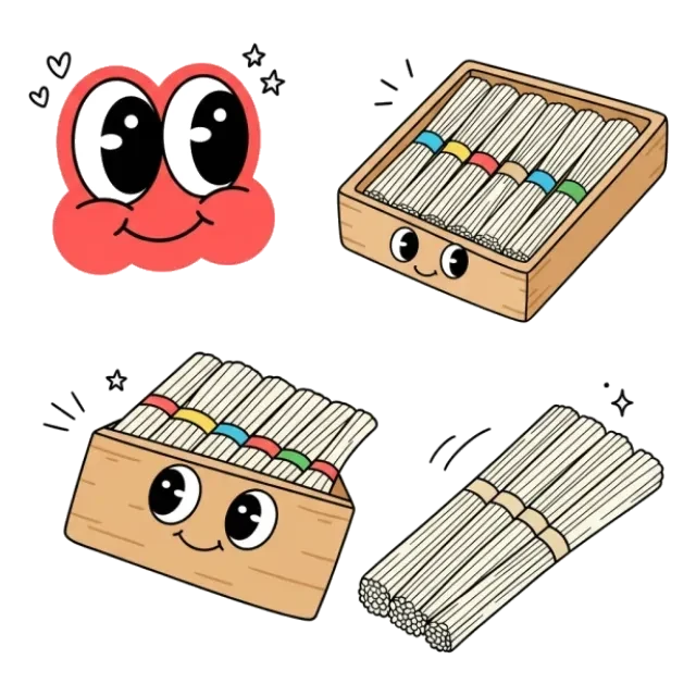 そうめんのステージ2のすがた