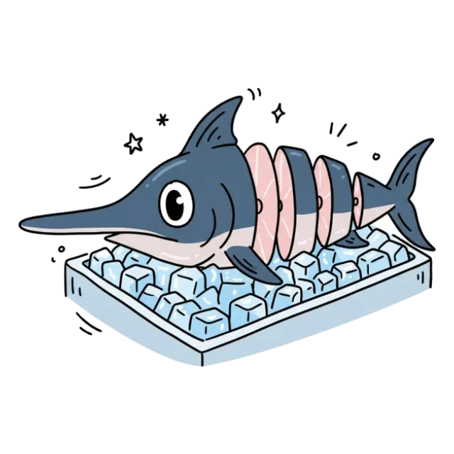 メカジキのステージ2のすがた