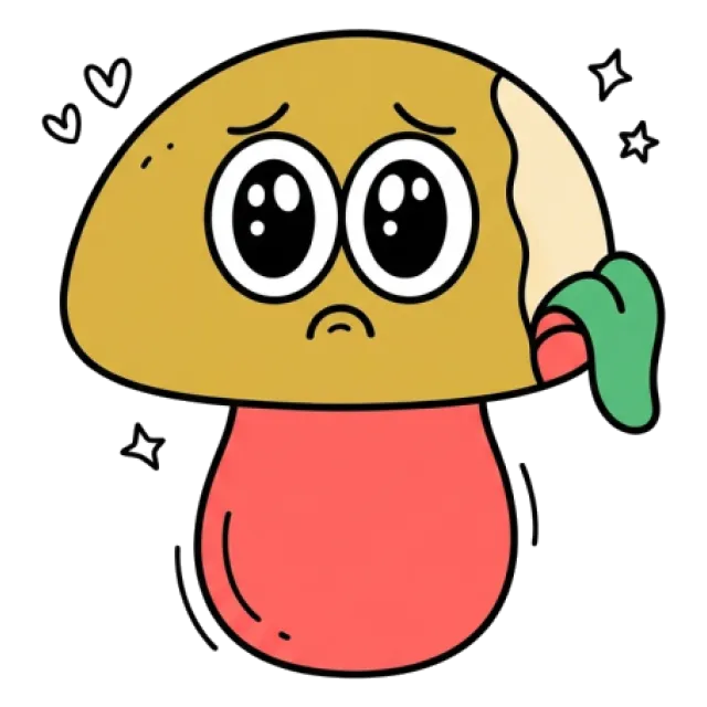 ムキタケのステージ2のすがた