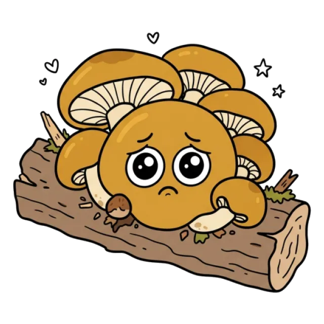 ムキタケのステージ3のすがた