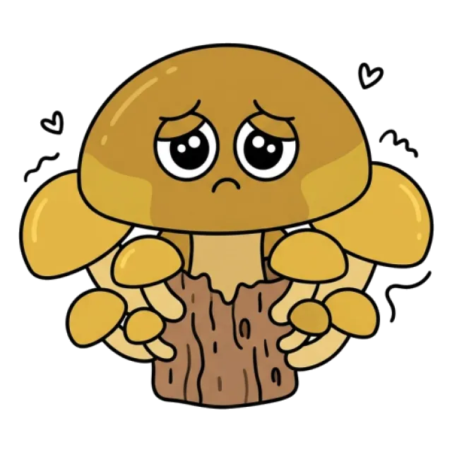 ムキタケのステージ4のすがた
