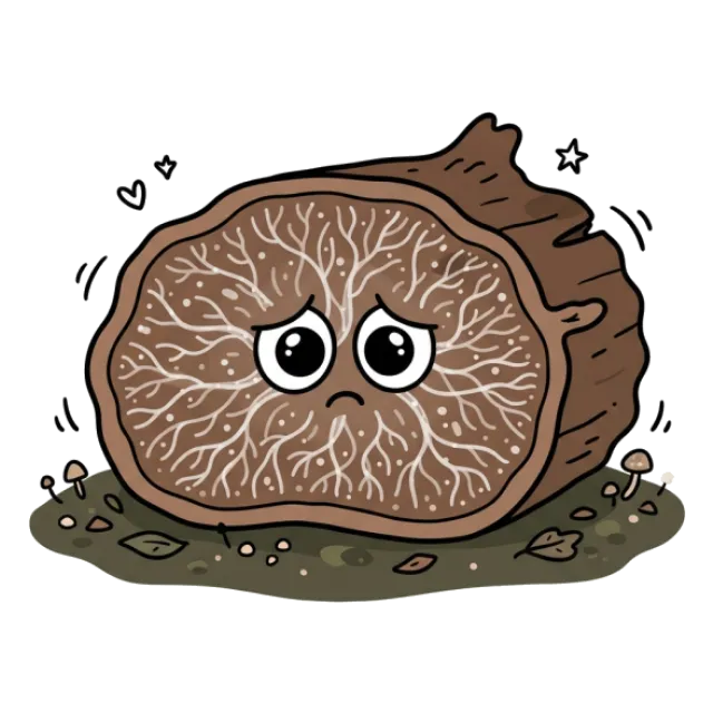 ムキタケのステージ5のすがた
