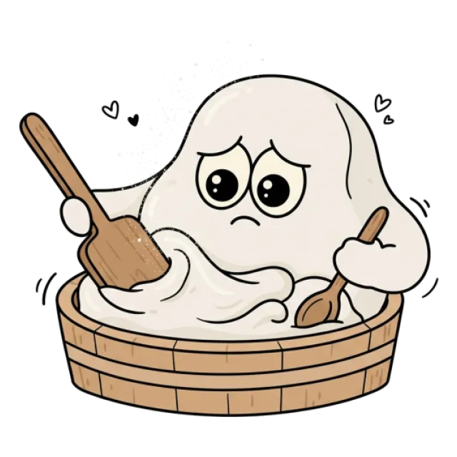 クリームチーズのステージ3のすがた