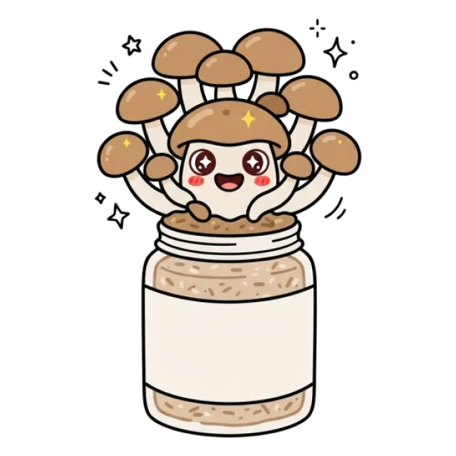 ぶなしめじのステージ3のすがた