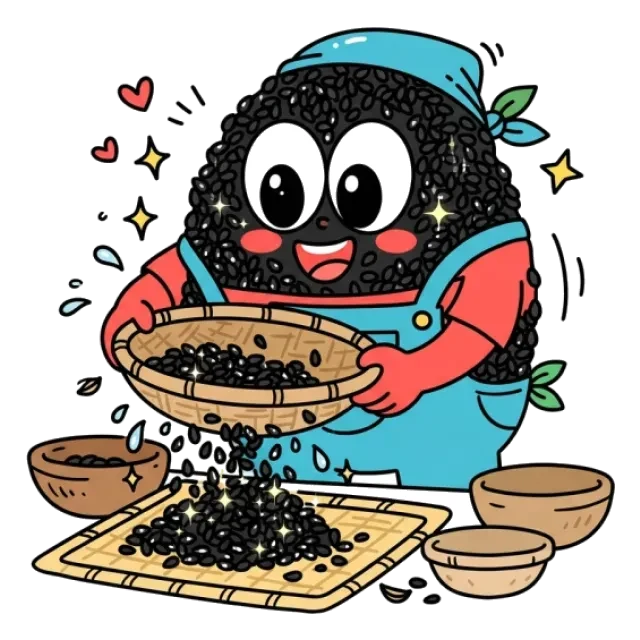 黒ごまのステージ3のすがた