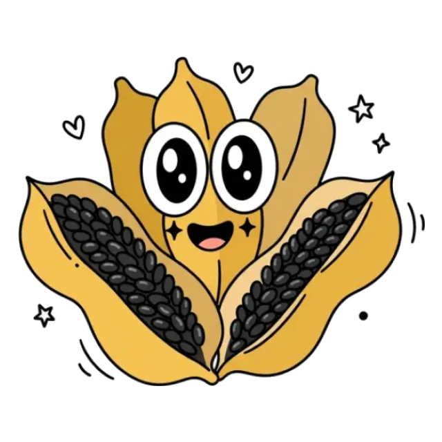 黒ごまのステージ4のすがた