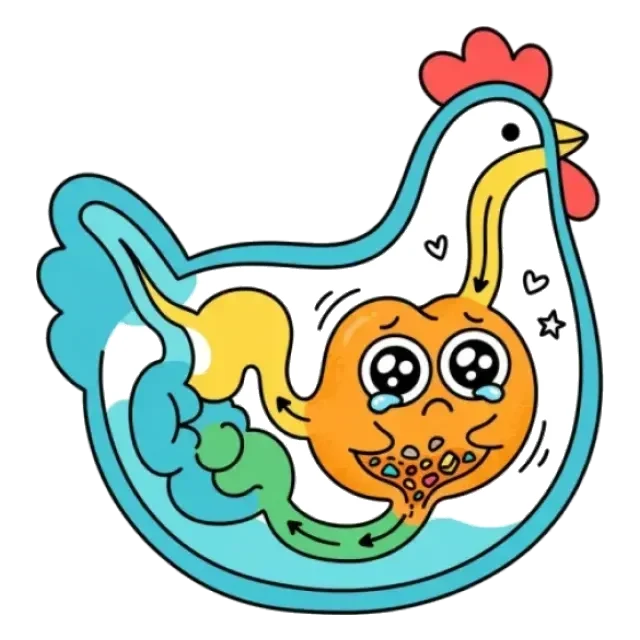 砂肝のステージ4のすがた